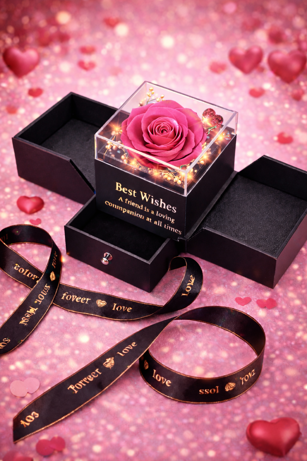 Preserved Flower Box – Best Wishes