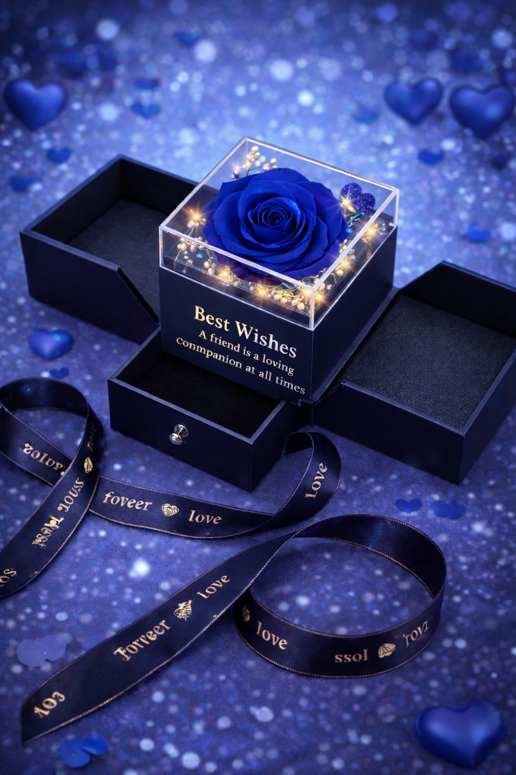 Preserved Flower Box – Best Wishes