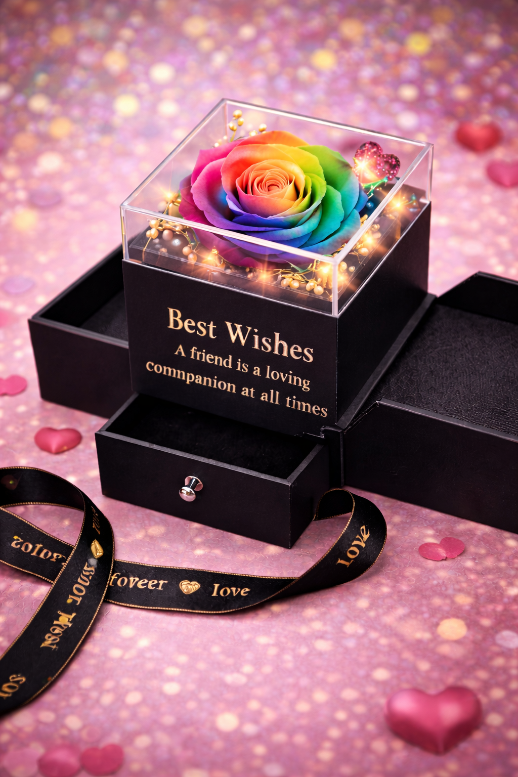 Preserved Flower Box – Best Wishes