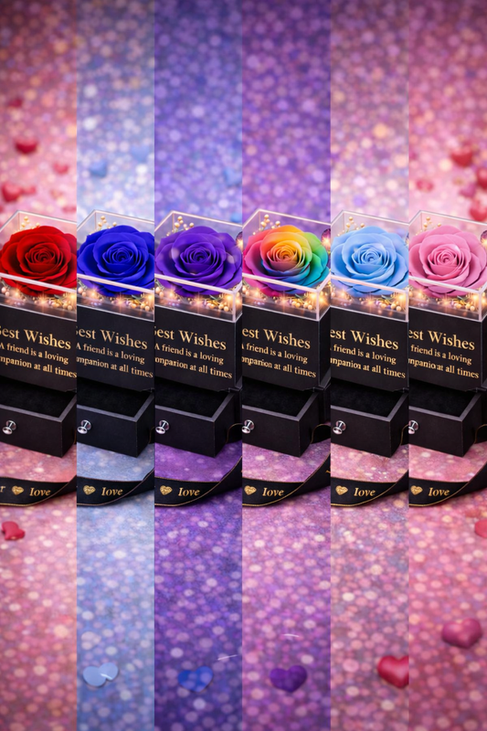 Preserved Flower Box – Best Wishes