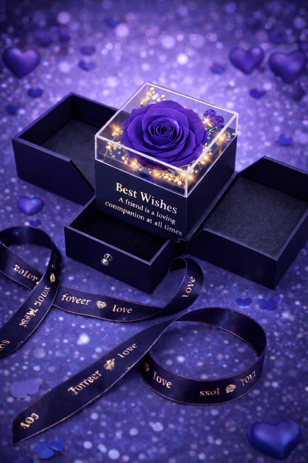 Preserved Flower Box – Best Wishes